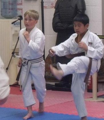 Adam Castle at Karate Academy, Devon