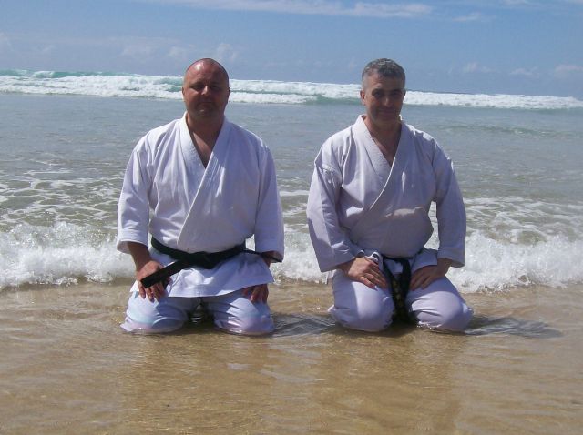 Anthony Blades kyoshi, John Burke renshi, 